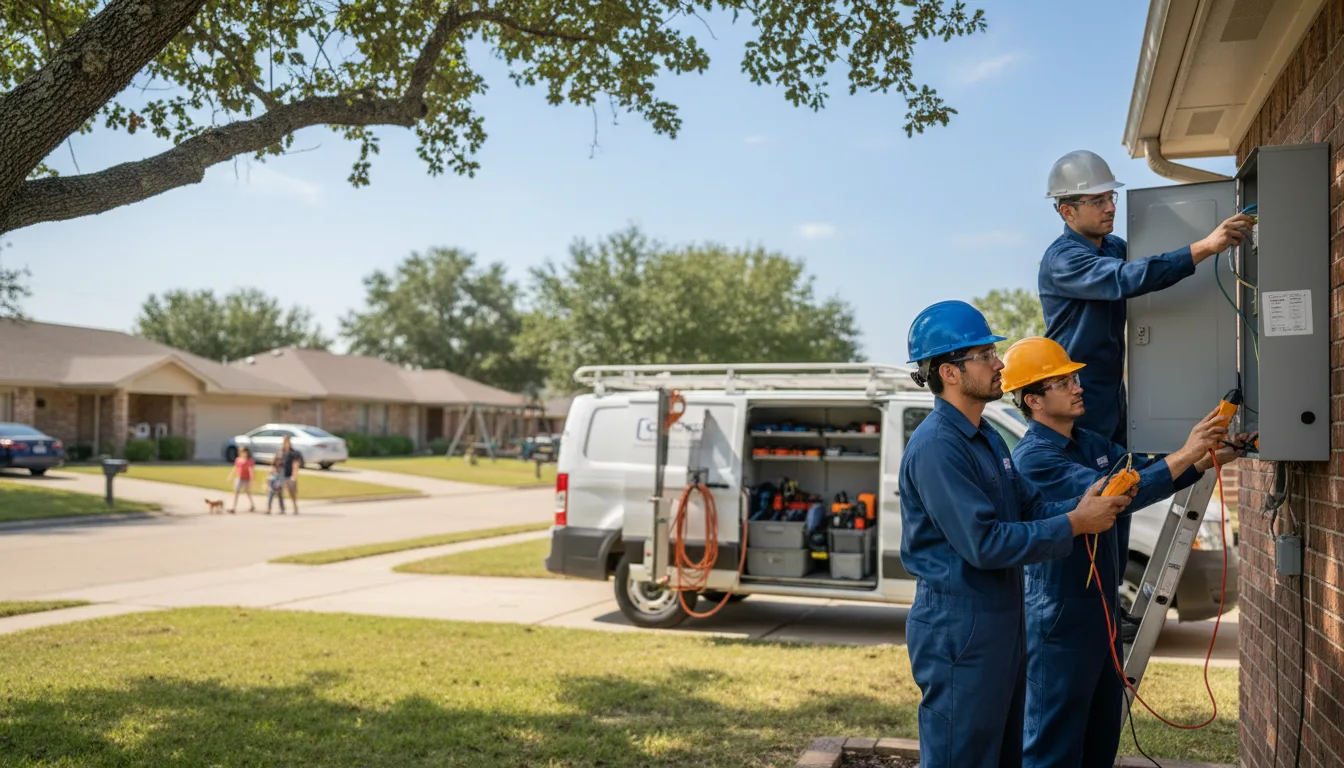 Certified electrician providing emergency electrical services in Dickens, NE